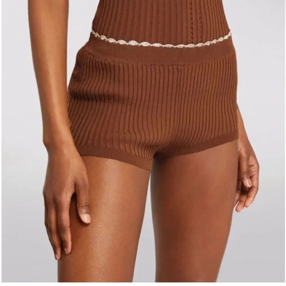 NWT ♡ SANDRO PARIS ♡ Ribbed Knit Lingerie Sleepwear Shorts